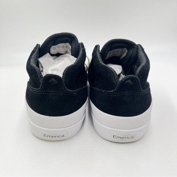 Emerica Pillar Black Suede Leather Mid Skate Shoes Sneakers Womens‎ 8 Mens 6.5 - Picture 5 of 10